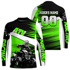 Custom Green ATV Motocross Jersey for Adult Quad Dirt Bike Racing Shirt