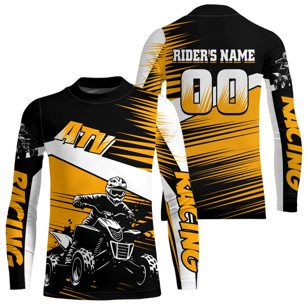 Custom Orange ATV Motocross Jersey for Adult Quad Dirt Bike Racing Shirt