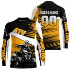 Custom Orange ATV Motocross Jersey for Adult Quad Dirt Bike Racing Shirt