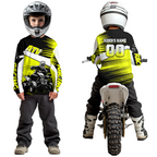 Custom Yellow ATV Motocross Jersey for Adult Quad Dirt Bike Racing Shirt
