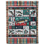 Walleye Fishing Christmas Fishing Fleece Blanket Fishing Gifts For Fisherman