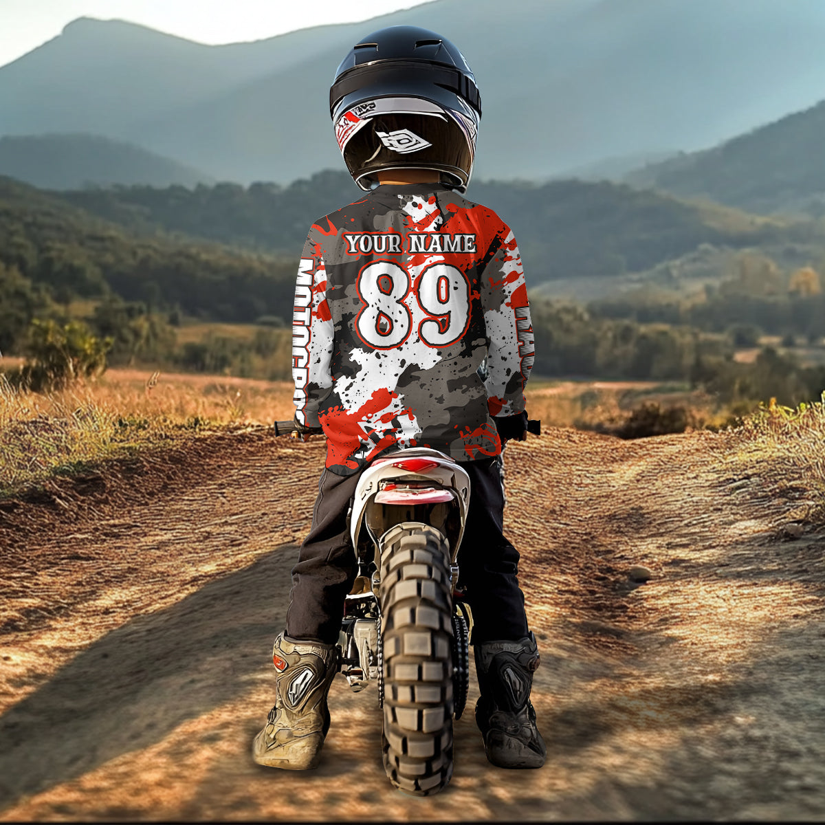 Camo ATV Racing Jersey Custom ATV Riding Shirt Quad Bike ATV Jersey Adult