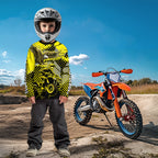 Eagle ATV Racing Jersey Yellow ATV Riding Shirt Adult Quad ATV Jersey