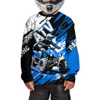 Blue Atv Motocross Jersey Custom Off-Road Quad Bike Shirt Mx Dirt Bike