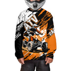 Orange Atv Motocross Jersey Custom Off-Road Quad Bike Shirt Mx Dirt Bike