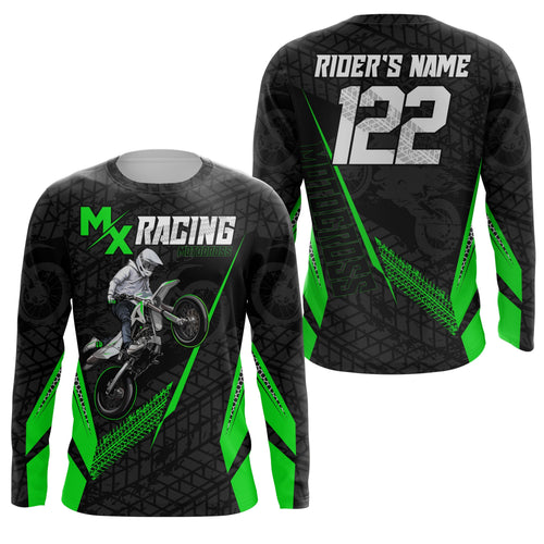Custom Motocross Jersey MX Racing + Dirt Bike Number and Name Adult& Off-Road Motorcycle