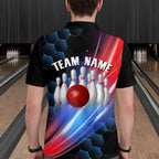 Bowling Polo Shirt Custom Bowling Shirt For Team Personalized Black Bowling Jerseys