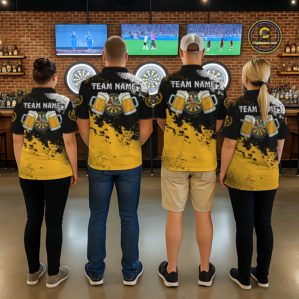 Custom Beer Darts Shirt Darts Team Jerseys Dartboard Shirt Dart League