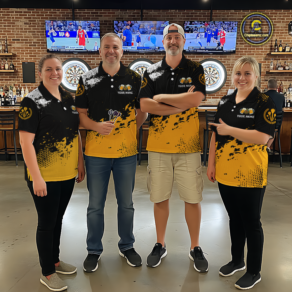 Custom Beer Darts Shirt Darts Team Jerseys Dartboard Shirt Dart League