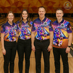 Funny Raccoon Bowling Custom Bowling League Jersey Polo & 1/4-Zip Bowling Outfit