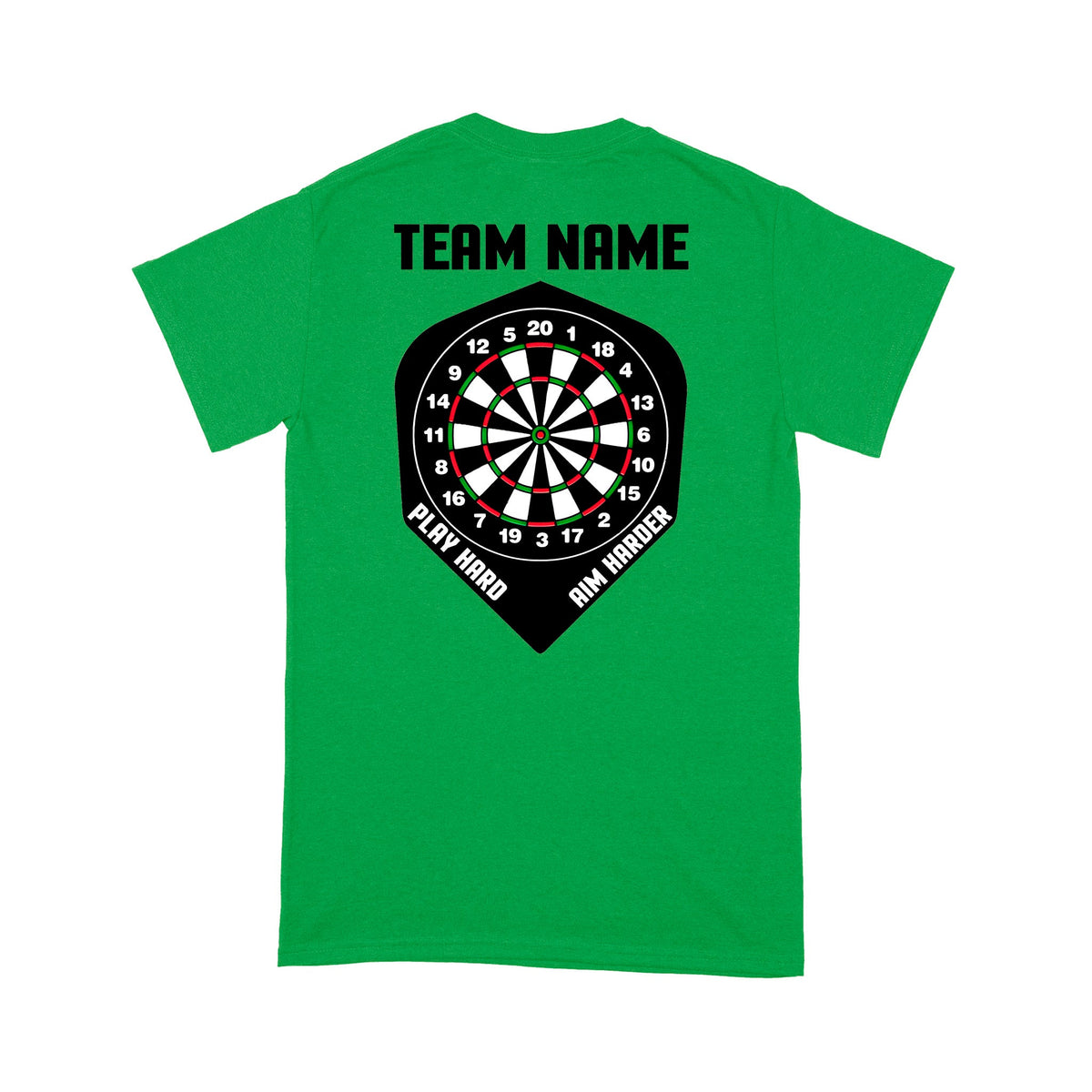 Play Hard Aim Harder Custom Dart Team Shirts And, Darts Gift