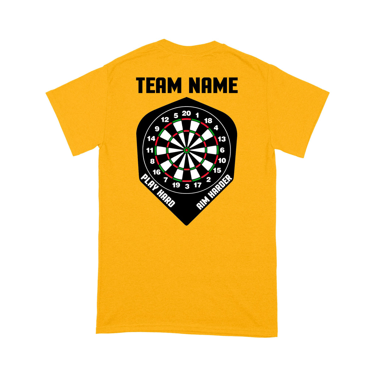 Play Hard Aim Harder Custom Dart Team Shirts And, Darts Gift