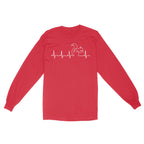 ’s Squirrels hunting Shirt, Squirrel Pulse Heartbeat Long sleeve D06