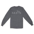 ’s Squirrels hunting Shirt, Squirrel Pulse Heartbeat Long sleeve D06