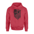 Duck Hunting American Flag Clothes, Shirt for Hunting - Standard Hoodie