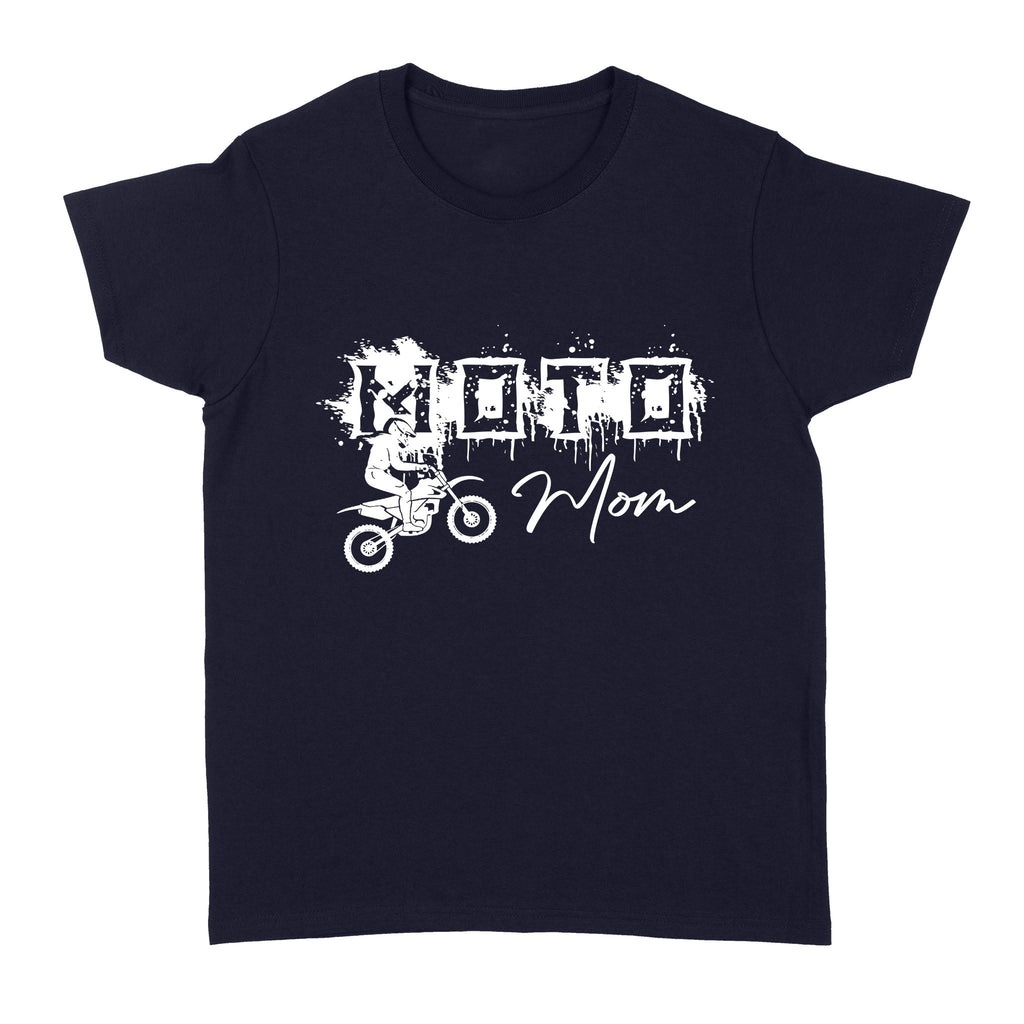 Moto Mom T-shirt, Cool Biker Mom Shirt, Motorcycle Shirt for Mom Mother's Day Gift, Motocross Mom