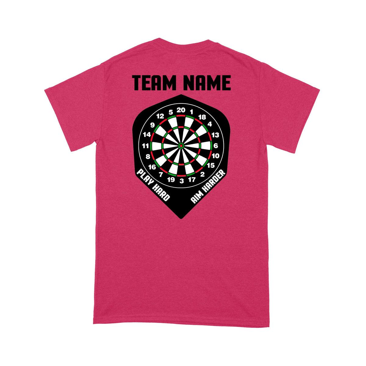 Play Hard Aim Harder Custom Dart Team Shirts And, Darts Gift