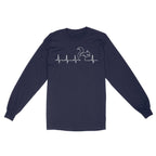 ’s Squirrels hunting Shirt, Squirrel Pulse Heartbeat Long sleeve D06