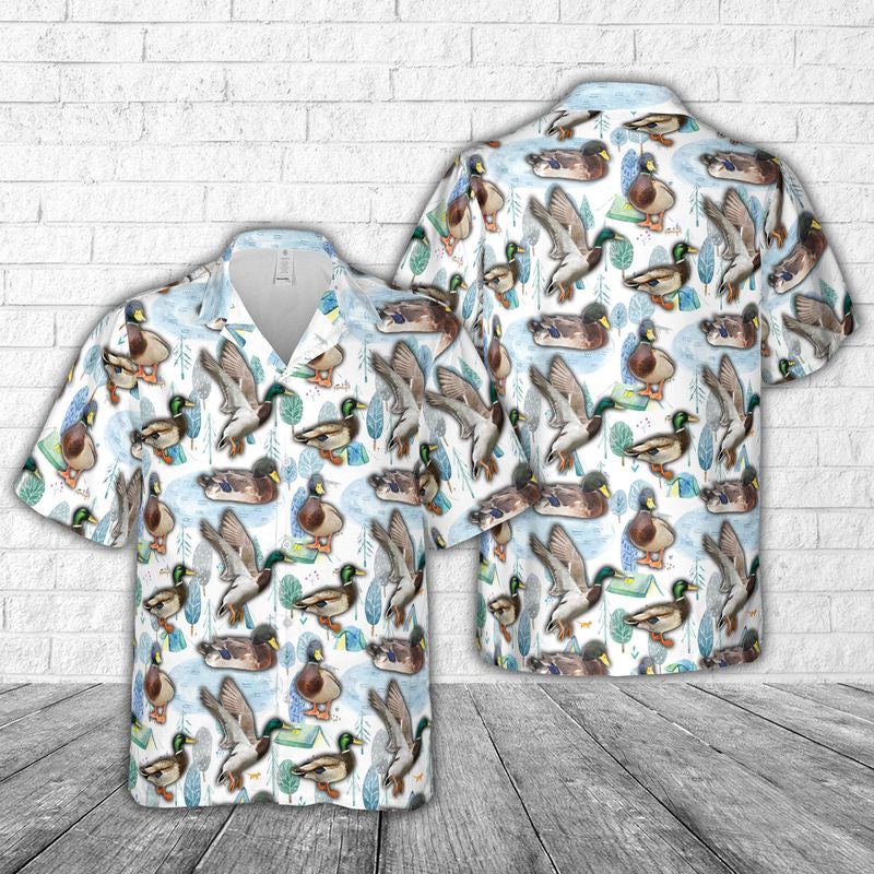 Mallard Duck Hawaiian Shirt