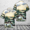 Minnesota State Bird Common Loon Hawaiian Shirt