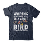 Bird Watching Art Bird Watcher Birding Graphic Tee — view 3