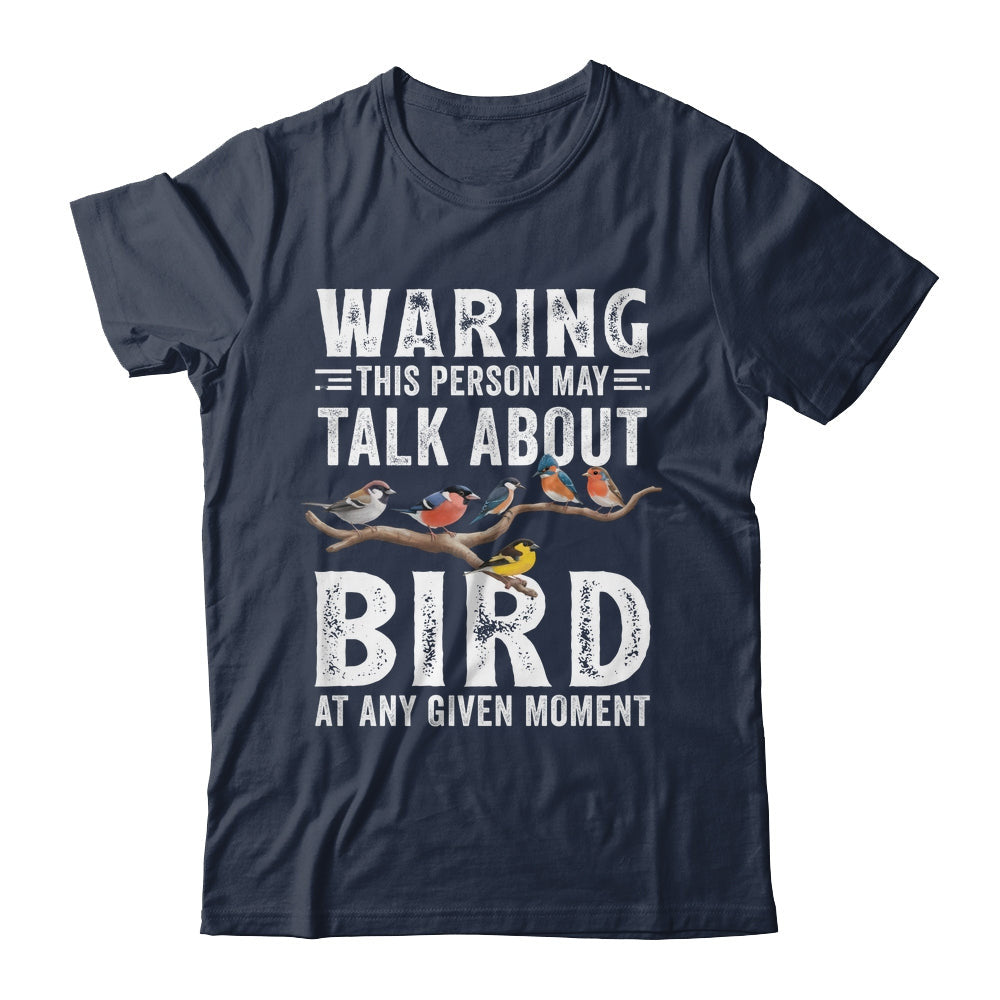 Bird Watching Art Bird Watcher Birding Graphic Tee — view 3