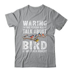 Bird Watching Art Bird Watcher Birding Graphic Tee — view 4