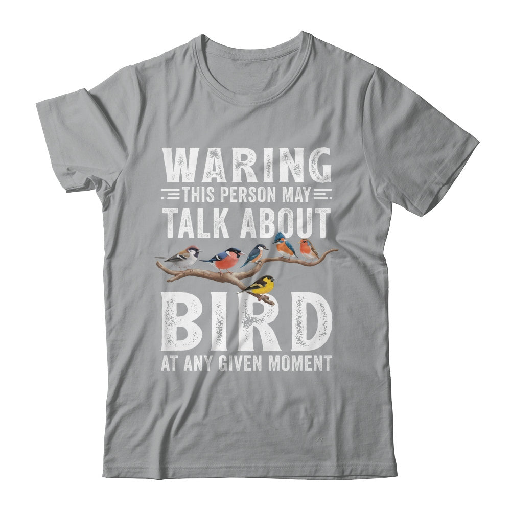 Bird Watching Art Bird Watcher Birding Graphic Tee — view 4