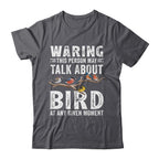 Bird Watching Art Bird Watcher Birding Graphic Tee — view 5
