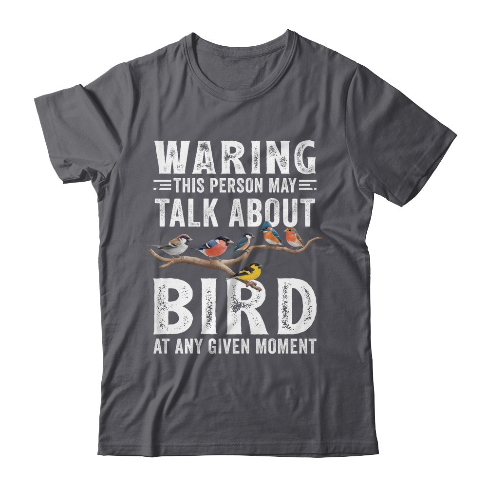 Bird Watching Art Bird Watcher Birding Graphic Tee — view 5