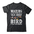 Bird Watching Art Bird Watcher Birding Graphic Tee