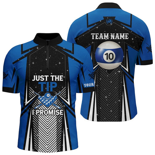 10 Ball Pool Billiard Just The Tip I Promise Jersey Custom Team League Shirts, Personalized Billiard Team Jersey Shirt