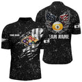 US Flag Billiard Balls 3D Jersey Shirts, Funny Billiard 9 Ball Wings Jerseys, Personalized Billiard Team Jersey Shirt