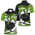 Custom Pickleball Shirts For Men, Men's Pickleball Outfits Pickleball Gifts Green, Pickleball Polo Shirts
