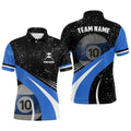 10 Ball Pool Billiard Polo Grunge Style Custom 10 Ball Pool Shirts, Personalized Billiard Polo Shirt