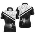 3D Funny Billiards Polo Shirts, Ball 8 Pattern Billiard Player Polo, Personalized Billiard Polo Shirt