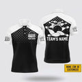 Custom Name Black And White Bowling Pattern Bowling Jersey Shirt - Gift For Bowling Enthusiasts