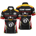 8 Ball Pool Heartbeat Billiard Polo Shirts Name Billiard Polo Shirts, Personalized Billiard Polo Shirt