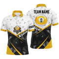 9 Ball Pool Billiard Polo Custom 3D Polo Shirts, 9 Ball Team League Billiard Shirts, Personalized Billiard Polo Shirt