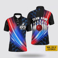 Custom Name Bowling Light Color Pattern Bowling Jersey Shirt - Gift For Bowling Enthusiasts