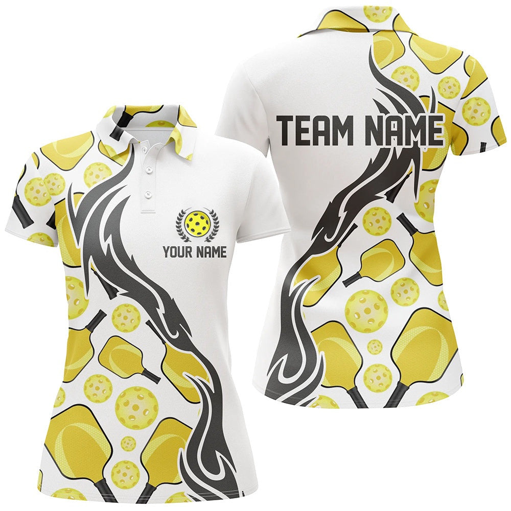 Custom Women's Pickleball Polo Shirts With Team Name, Outdoor Pickleball Outfits For Player, Pickleball Polo Shirts