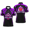 Bowling Polo Shirt For Men Bowling Polo Shirt For Team Strike, Personalized Bowling Team Shirt