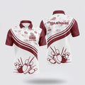 Bowling Polo Shirt, Custom Vintage White Bowling Polo Shirts For Men, Personalized Bowling Team Jerseys