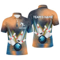 Bowling Polo Shirt For Men Bowling Polo Shirt Custom Bowling Team League Shirts, Personalized Bowling Team Shirt