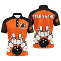 Bowling Polo Shirt Custom Bowling Team Polo Shirt Bowling Polo Shirt For Men, Personalized Bowling Team Shirt