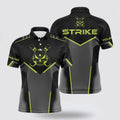 Bowling Polo Shirt, Retro Bowling Polo Shirts Custom Name Bowling Team League Jersey Strike Bowling Shirts