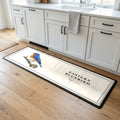 Eastern Bluebird field guide kitchen mat