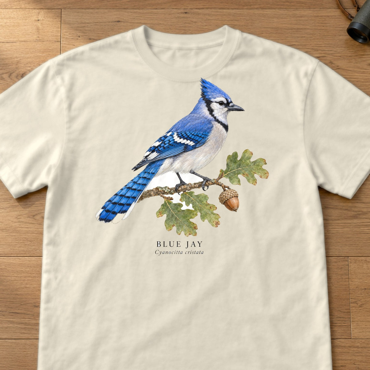 Blue Jay Field Guide Comfort Colors T-Shirt – Ivory