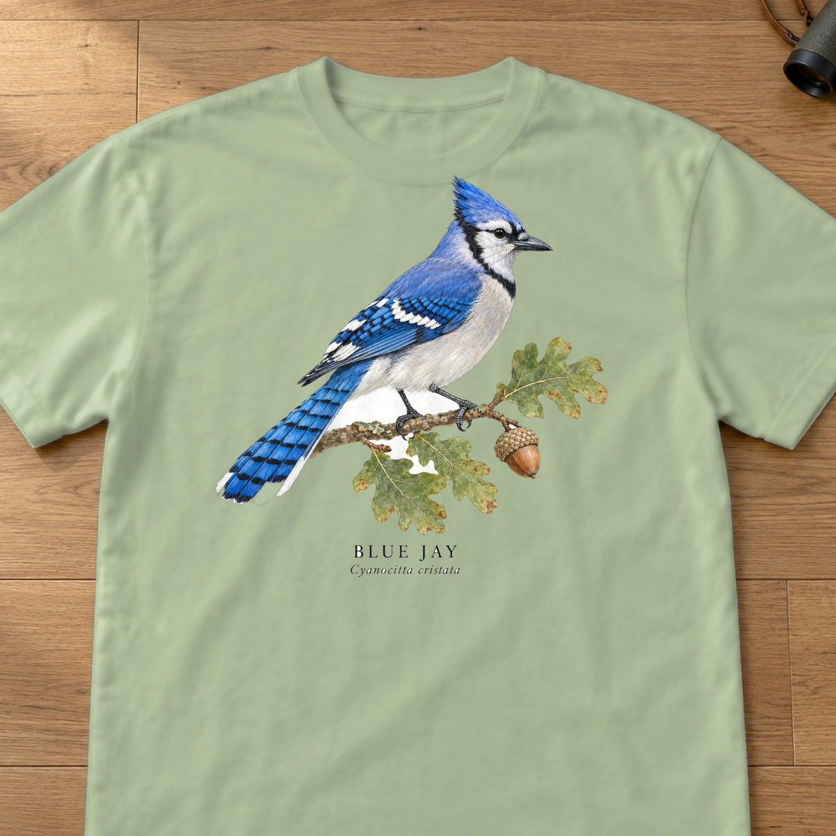 Blue Jay Field Guide Comfort Colors T-Shirt – Light Green
