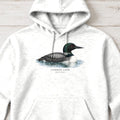 Common Loon Field Guide Hoodie – White